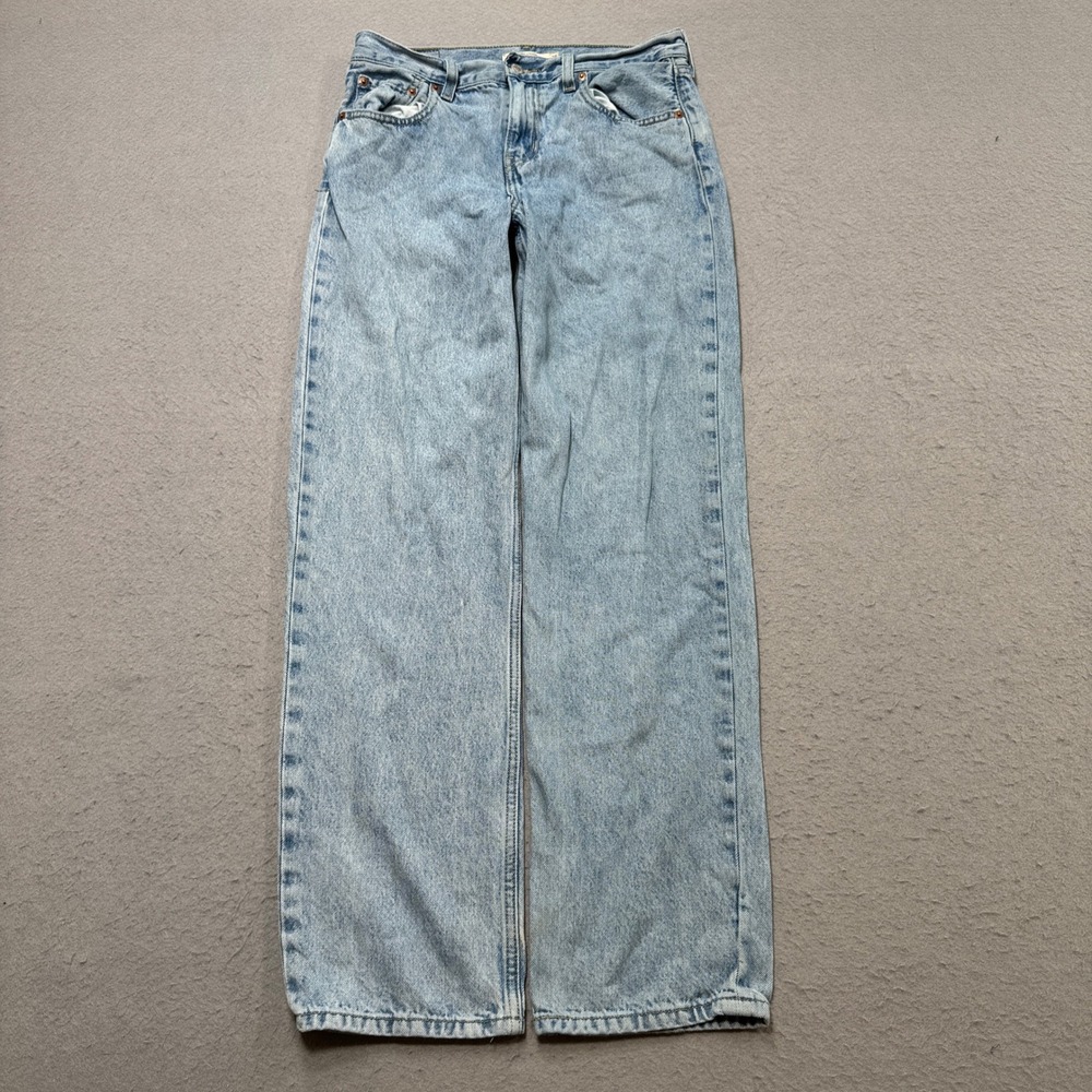 Levi's Jeans Women's 26 Blue Denim Light Wash Low Rise Pro Straight Leg Cotton